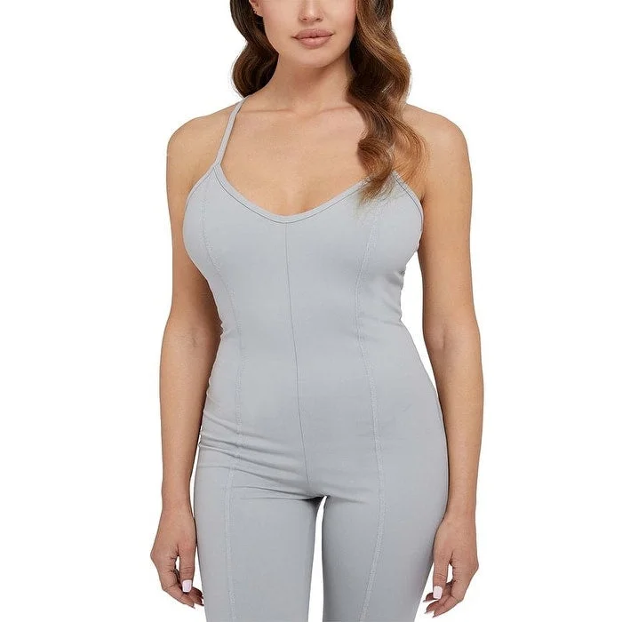 Versatile Itinerary Guess Women's Chelsea Long Jumpsuit Gray Size Medium