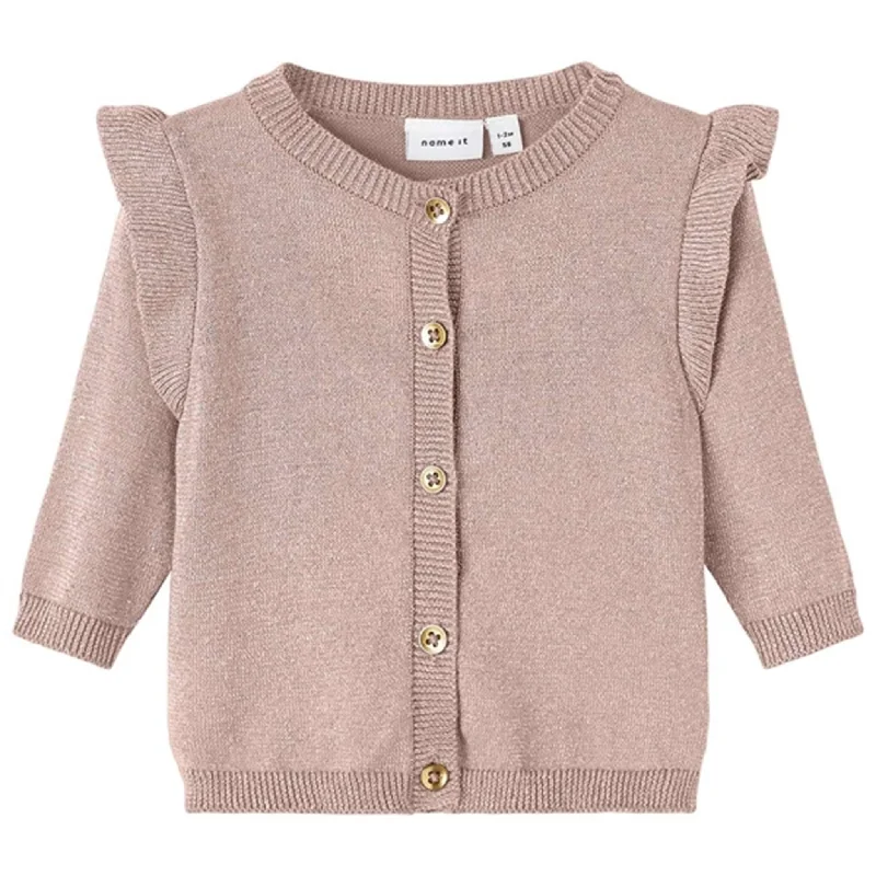 Lazy Home Name it Rose Smoke Temollie Knit Cardigan