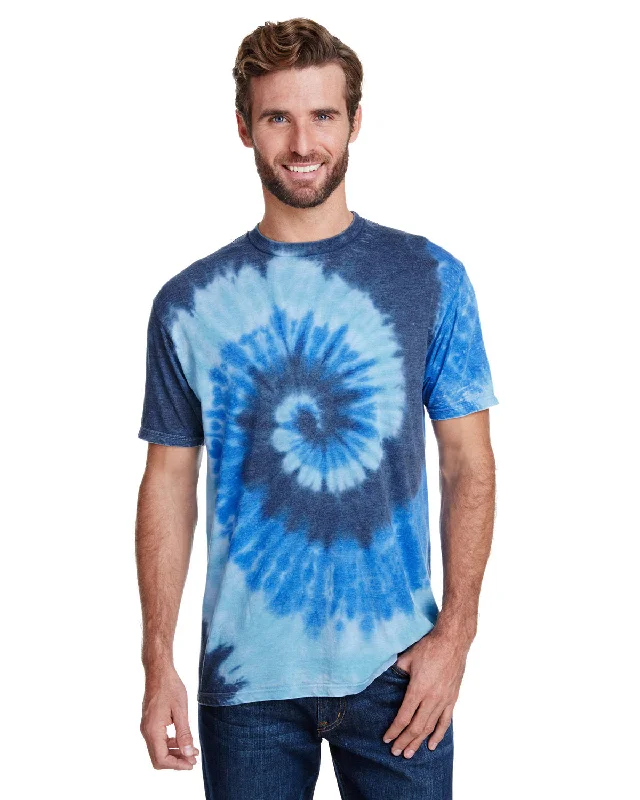 Soft Layers Tie-Dye CD1090 Adult Burnout Festival T-Shirt