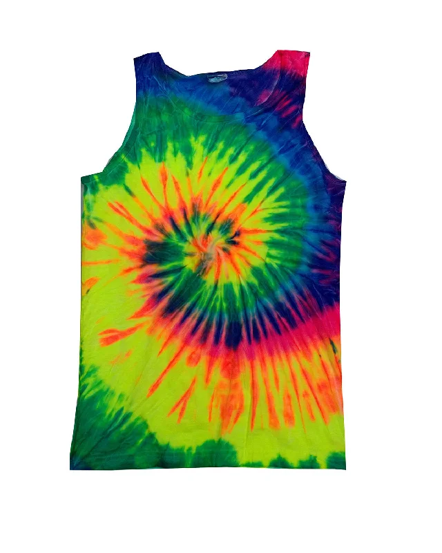 Retro Style Tie-Dye CD3500 Adult 5.4 oz. 100% Cotton Tank Top