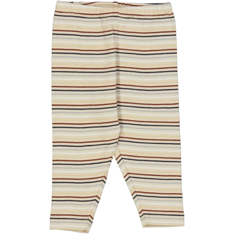 Party Wear Wheat Multi Stripe Silas Jersey Leggings