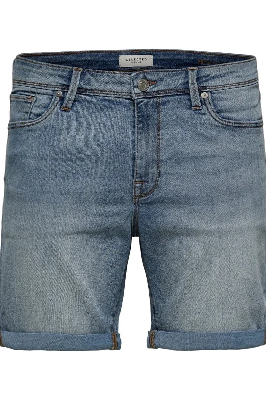 Fresh And Simple Alex Shorts - Light Blue Denim