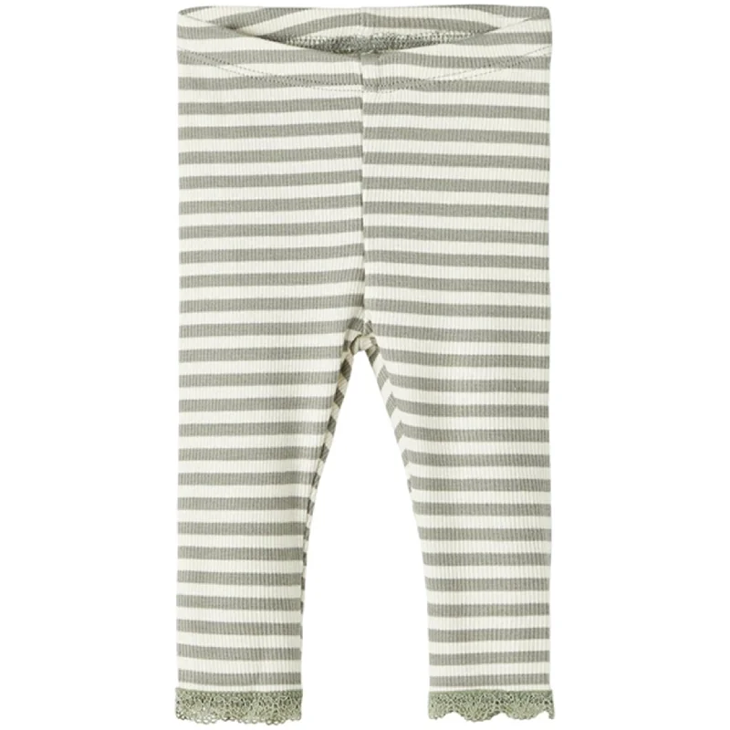 High-waisted pants style Name it Dried Sage Balja Leggings
