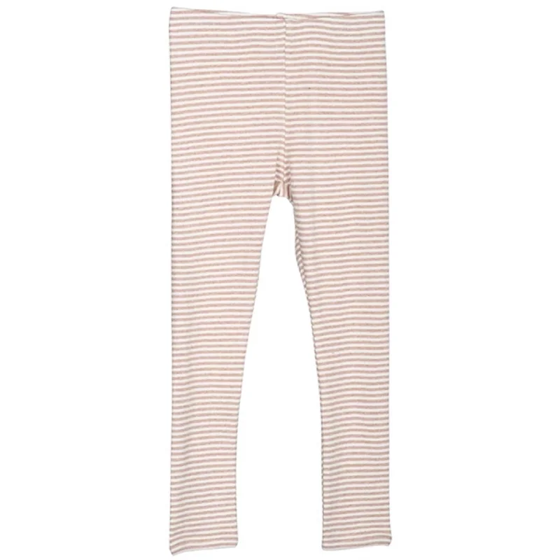 Easy Chic Serendipity Clay/Offwhite Stripe Leggings