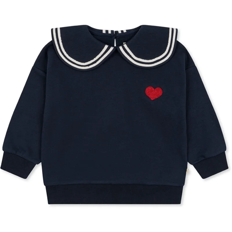 Cozy Fit Konges Sløjd Total Eclipse Lou Betty Colar Sweatshirt