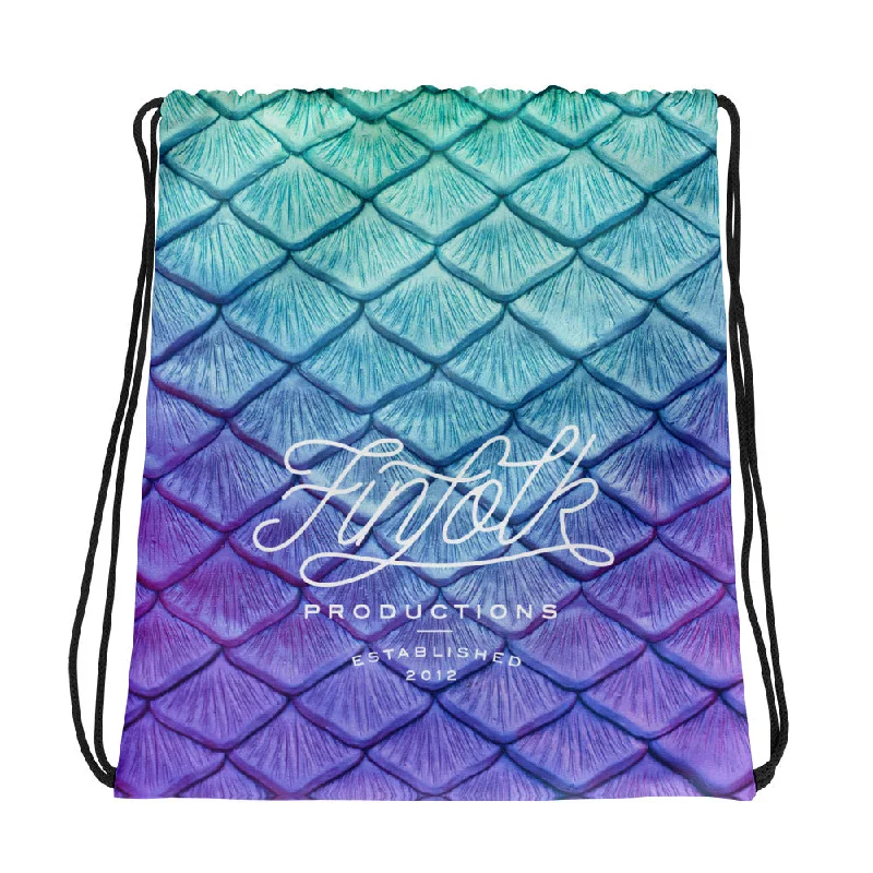 Fashionable and versatile Island Iris Drawstring Bag