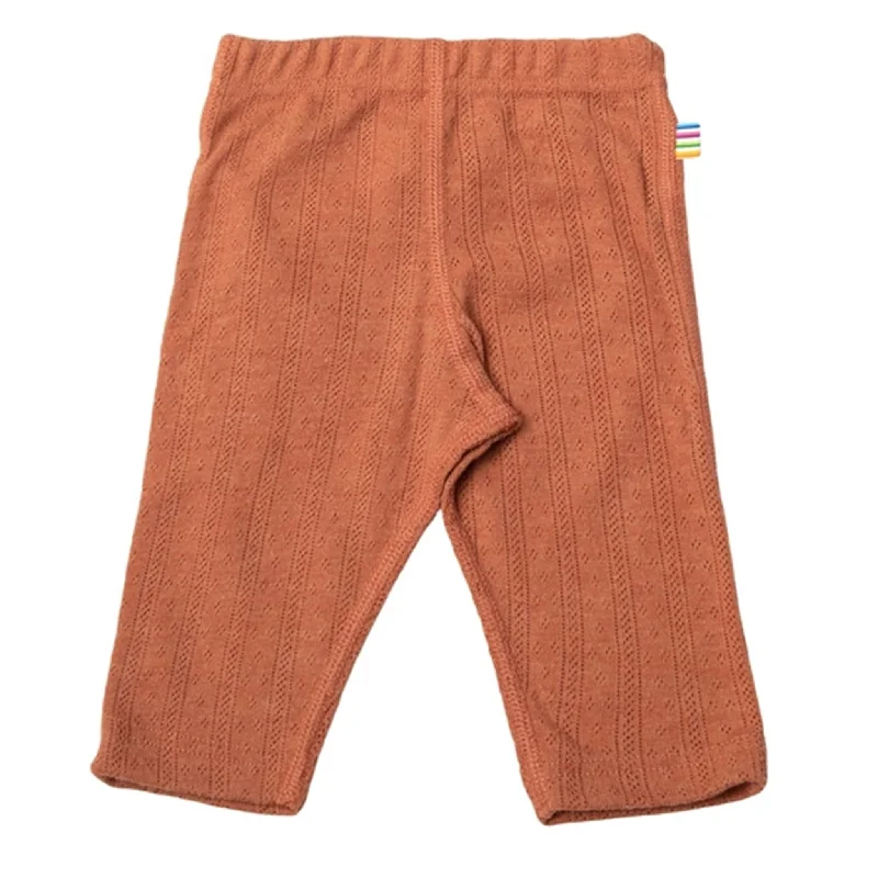Street Fashion Style Joha Wool/Silk Orange Leggings
