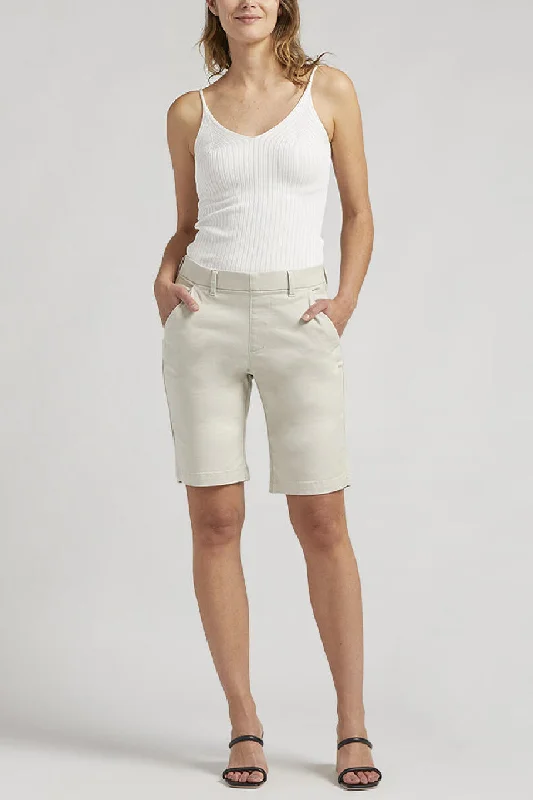Avant-garde Design Jag Jeans Maddie Mid Rise 10" Bermuda Pull On Shorts