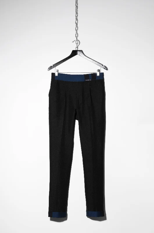 Fashionable sports Contrasting Trim Trousers