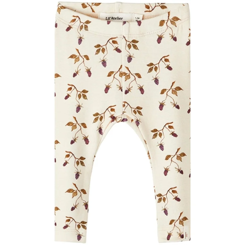 Unique Fashion Lil'Atelier Turtledove/Berry Gaya Slim leggings Noos
