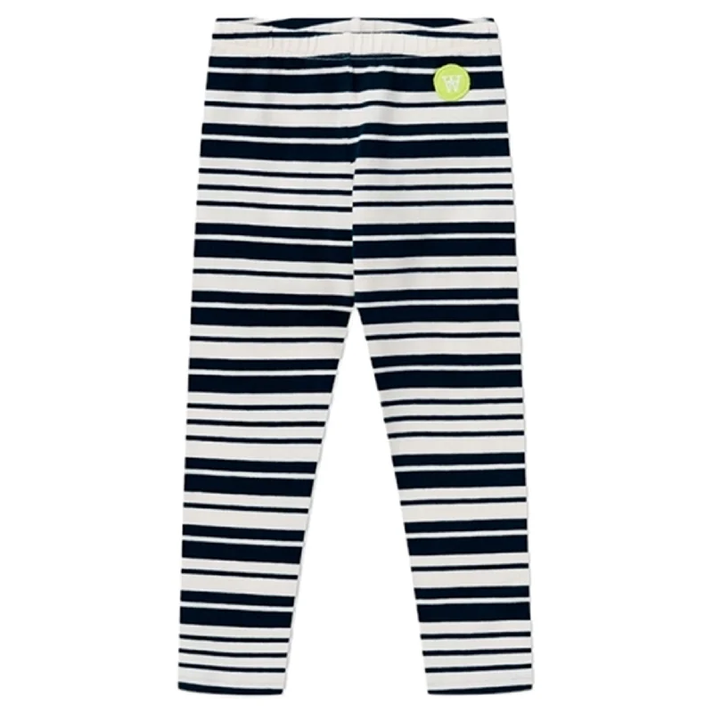 Boutique style Wood Wood Off White/Navy Stripes Ira Leggings