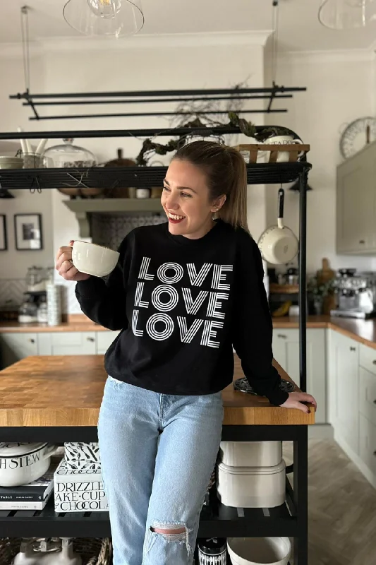 Energy Plan Black Love Sweatshirt