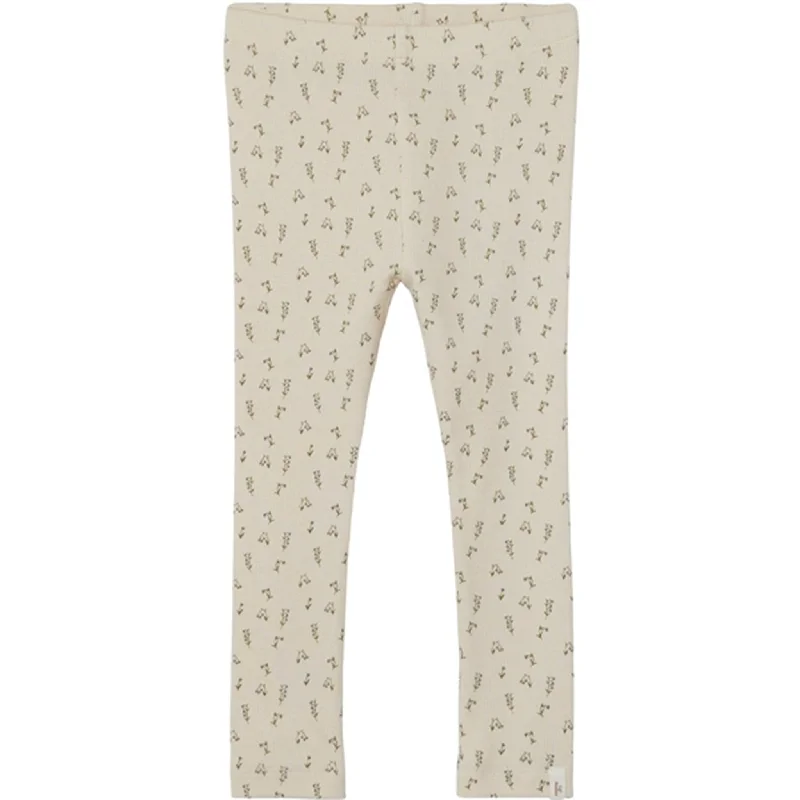 Street Fashion Lil'Atelier Whitecap Gray/Wet Weather Gago Slim Leggings