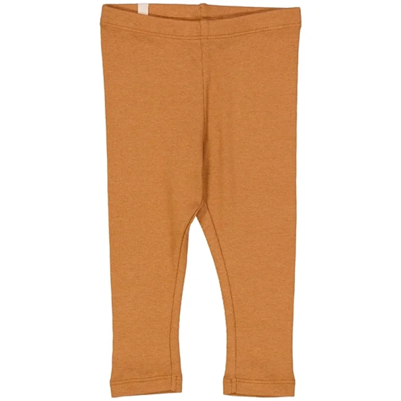 Nightclub Style Wheat Caramel Rib Leggings