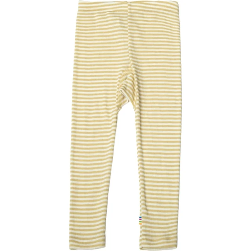 Urban Style Joha Wool/Silk Yellow Stripe Leggings