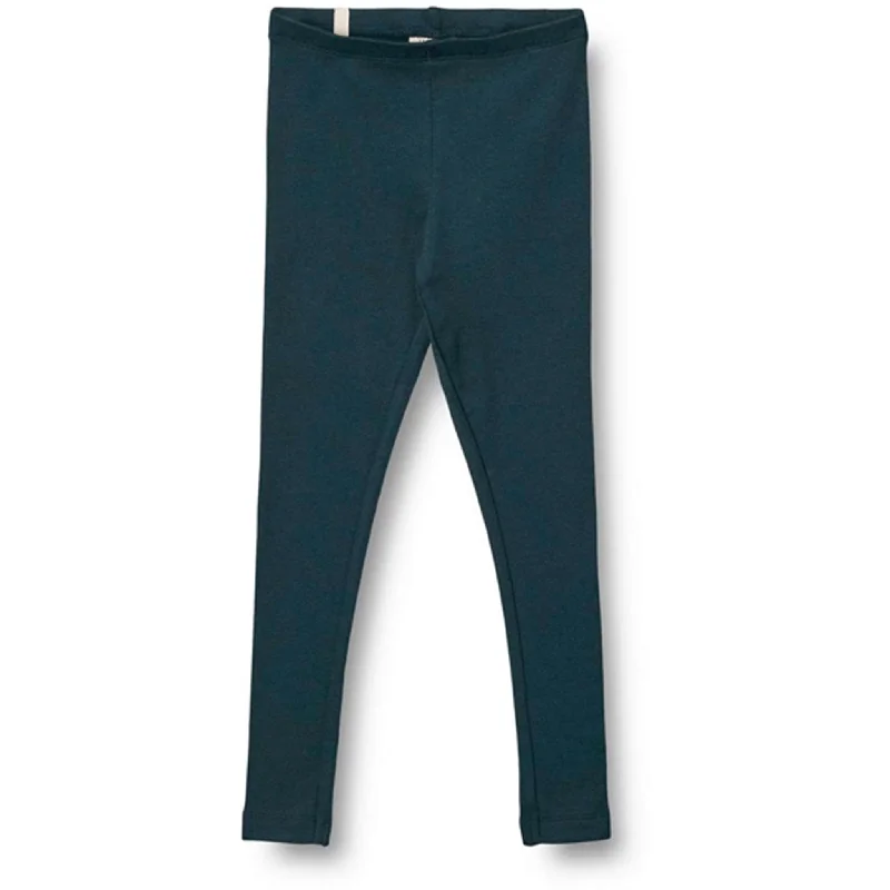 Sports outdoor style Wheat Navy Rib Leggings