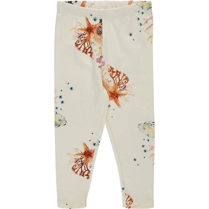 High Street Style THE NEW Siblings White Swan Coral AOP Gaige Leggings