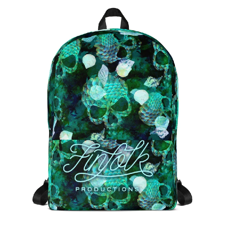 Sports fitness shoes Scales and Skulls Backpack