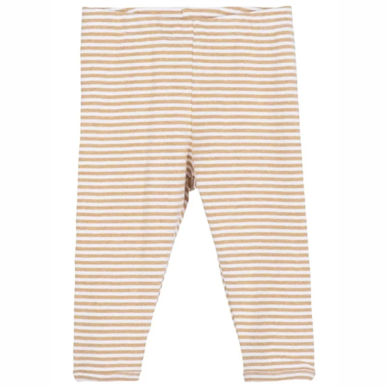 Trendy Looks Serendipity Desert/Offwhite Baby Stripe Rib Leggings