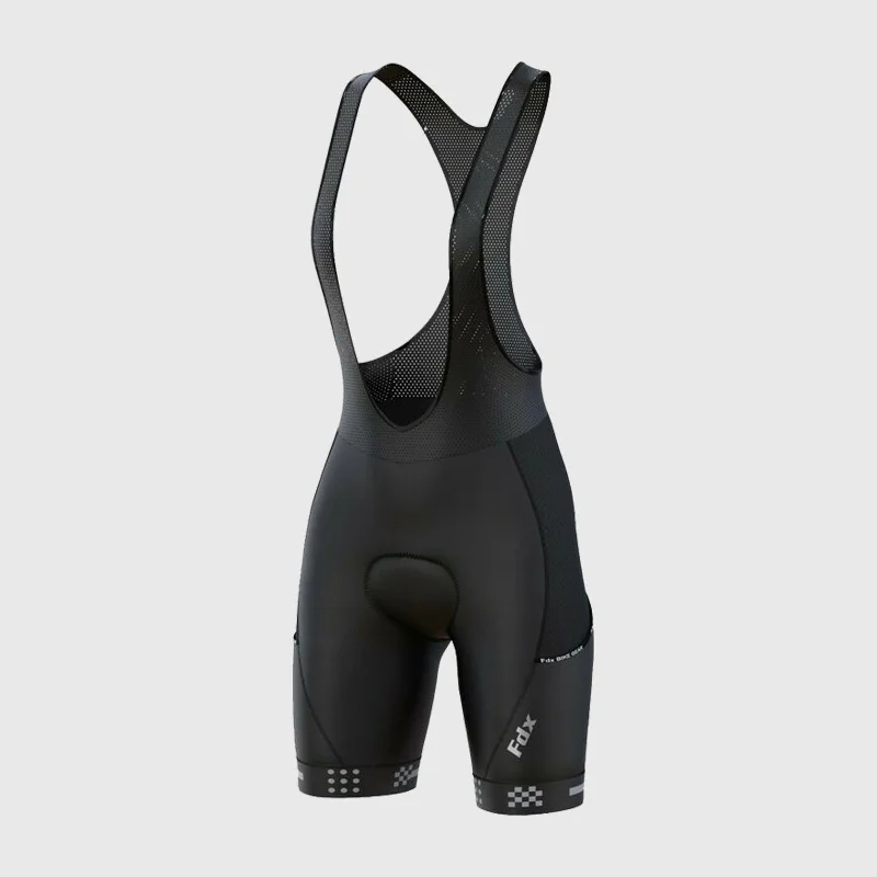 Printing decoration Fdx All Day Black Women's & Girl's Padded Summer Cycling Cargo Bib Shorts
