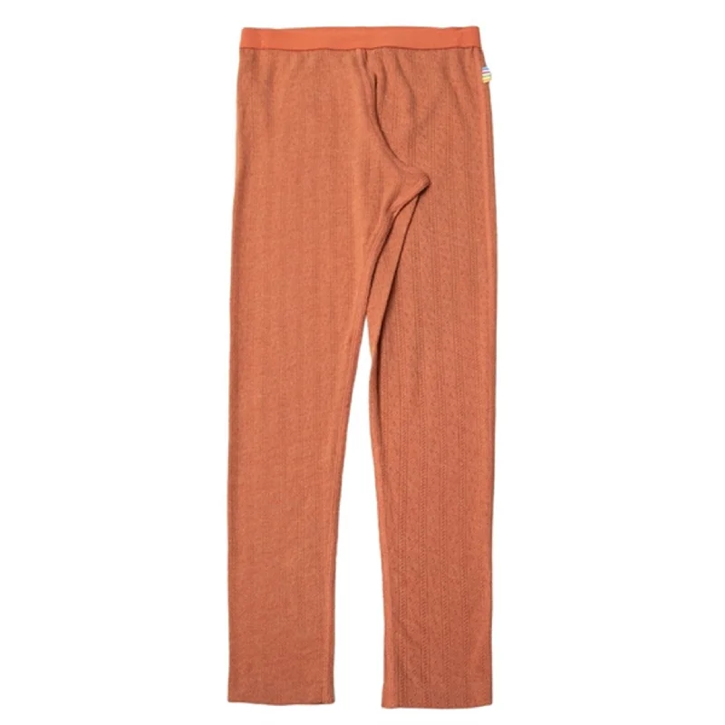 Retro Design Joha Wool/Silk Orange Leggings