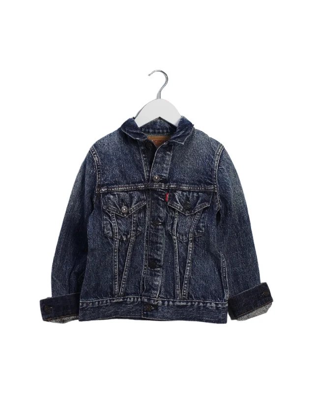 Soft Textures Denim Dungaree Denim Jacket 7Y - 8Y (130cm)