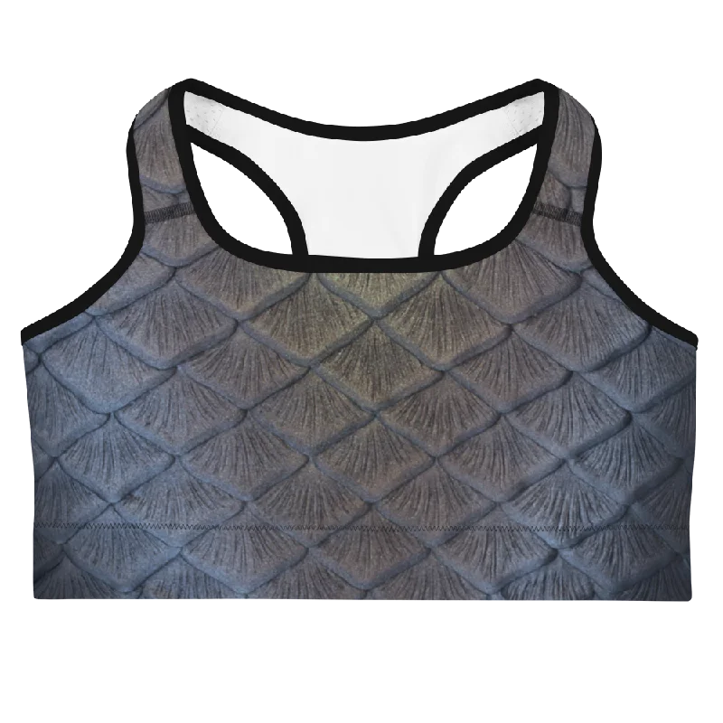 Sports Functional Style Black Dahlia Sports Bra