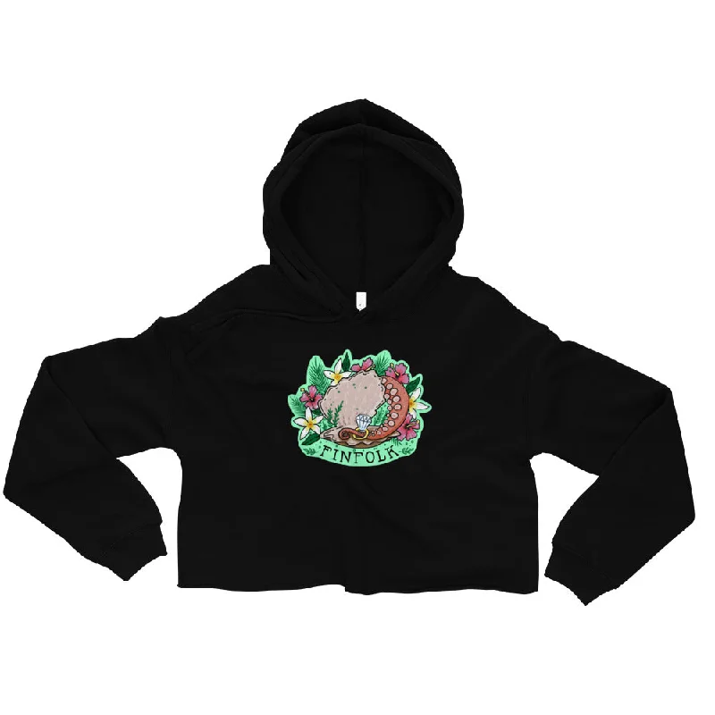 Soft Layers Sucker for You Crop Hoodie