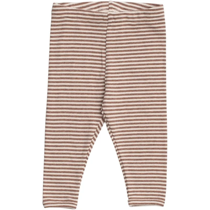Luxury And Elegant Serendipity Acorn/Offwhite Baby Leggings Stripe