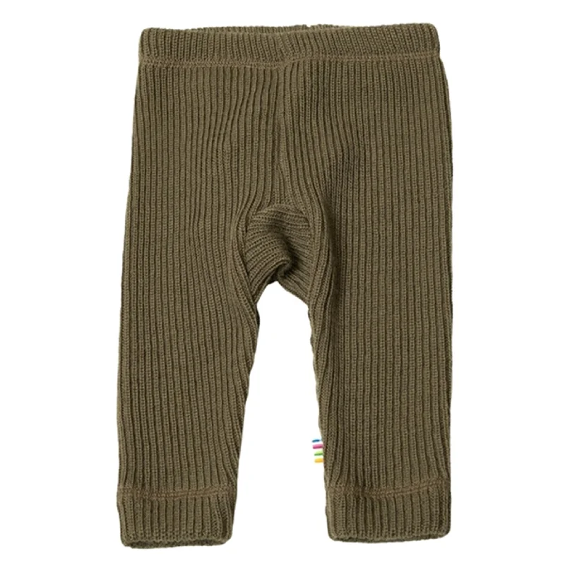 Fashion Style Joha Wool Dark Beige Leggings