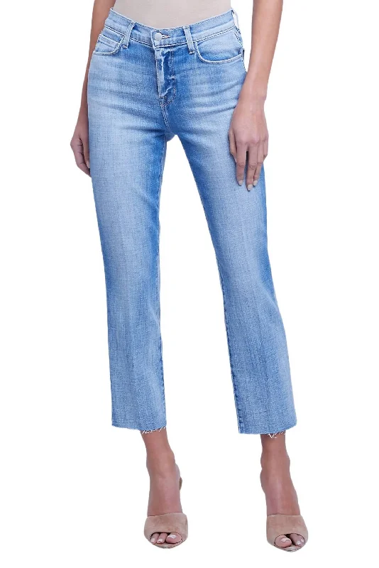 Relaxed Dresses Sada High Rise Crop Slim Jeans In Highland