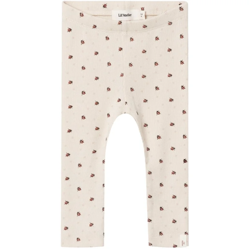 Body Design Lil'Atelier Whitecap Gray/Baked Clay Gago Slim Leggings