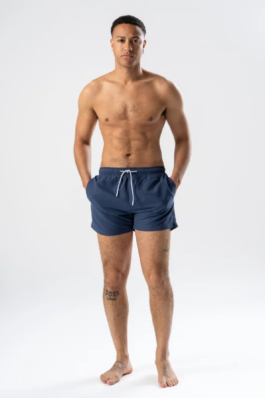 Stand-up collar design Badeshorts - Navy