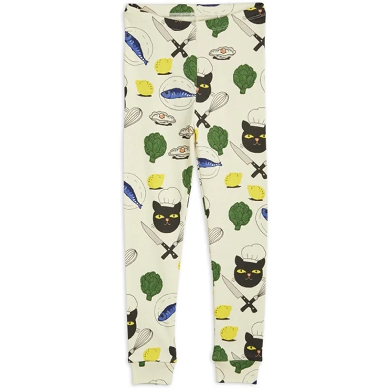 Cozy Dress Mini Rodini Chef Cat Aop Leggings Multi