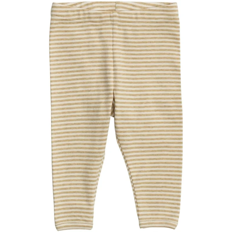 Spiritual Vitality Serendipity Chamomile/Offwhite Baby Leggings Stripe
