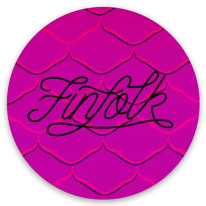 Moisture wicking Pink Scales Sticker