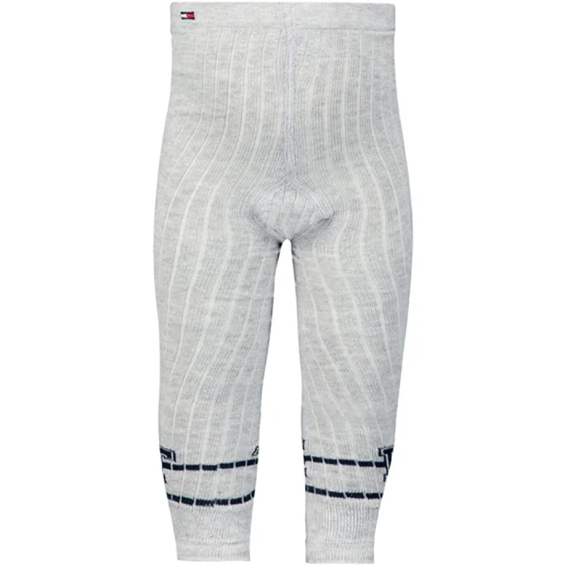 Cozy Fit Tommy Hilfiger Baby Varsity Leggings Grey Melange