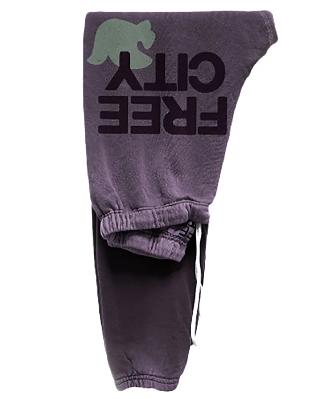 Stylish Comfort FREECITY Women Superfluff Lux OG Sweatpant Plumshroom