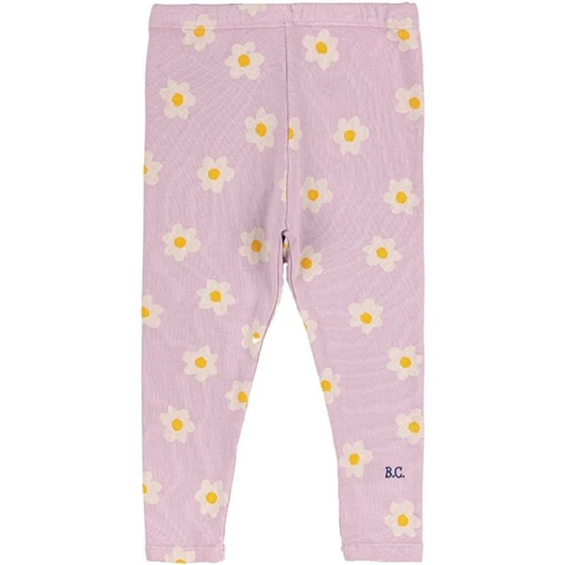 Minimal Comfort Bobo Choses Lavender Little Flower Leggings AOP