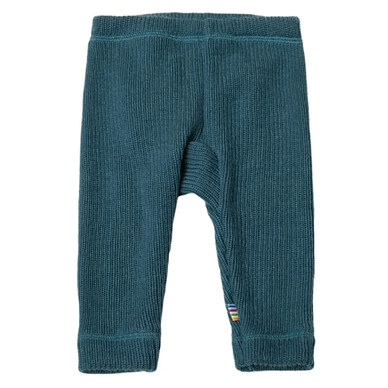 Street Sports Style Joha Wool Dark Blue Leggings