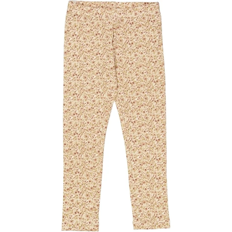 Design Perception Wheat Eggshell Flowers Jersey Leggings