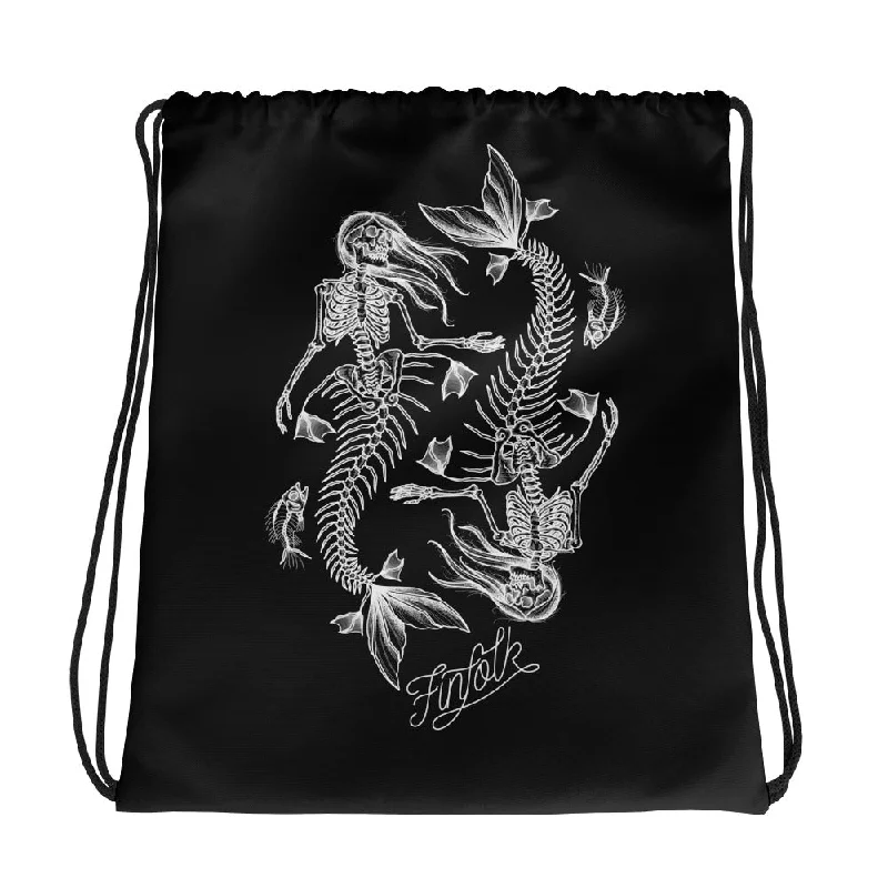 High-end atmosphere Deadly Depths Drawstring Bag