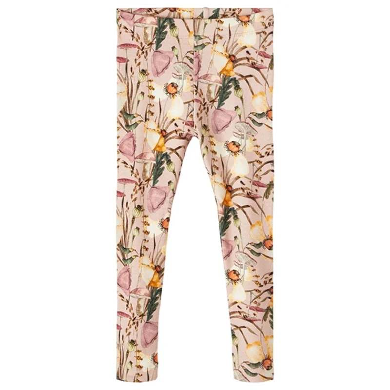 Exclusive Customization Name it Rose Smoke Nestella Leggings
