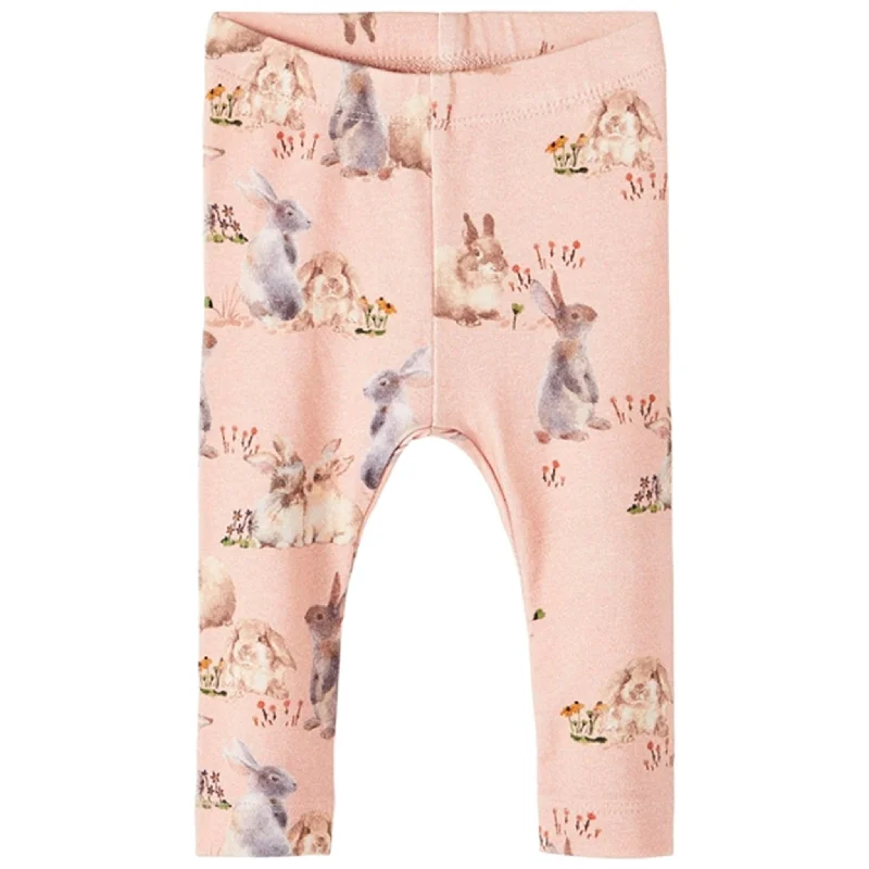 Embroidered Letters Name it Rose Smoke Dessa Leggings