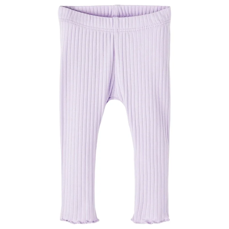 Retro Fashion Name it Pastel Lilac Dyssa Leggings