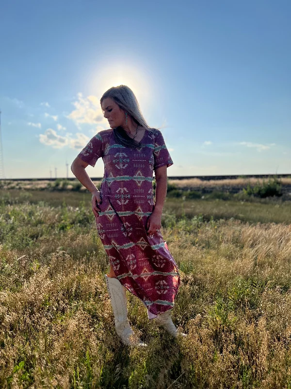 Cool Style Sterling Kreek Red River Maxi Dress