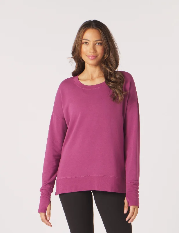 Romantic And Fresh Lounge Long Sleeve: Rouge
