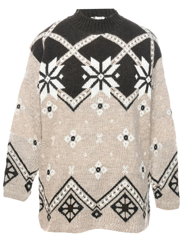 Classic Nordic Jumper - L