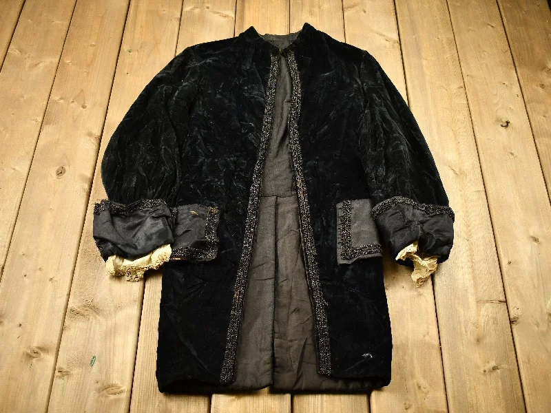 Personalized Series Vintage 1800s Victorian Antique Trench Coat Jacket