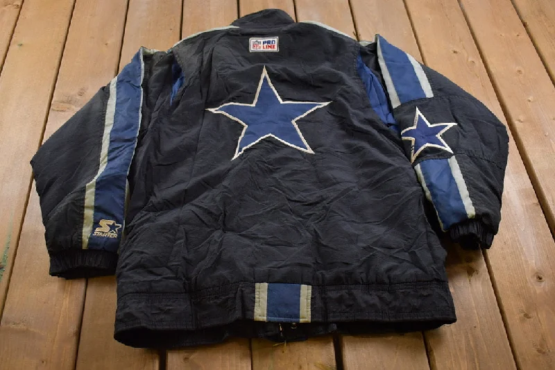 Embroidery Design Vintage 1990s NFL Pro Line Dallas Cowboys NFL Jacket